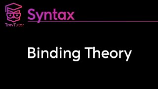 Syntax Binding Theory [upl. by Suryc]