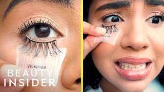 SelfAdhering False Lashes Are Perfect For Beginners [upl. by Snevets74]