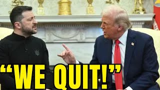 Trumps 600 STAFF QUIT Over Zelensky DISASTER MEETING [upl. by Ymmit855]