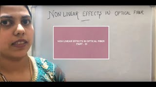 NonLinear Effects in Optical Fiber  Part III  Stimulated Brillouin Scattering  Comm Systems [upl. by Aicenav935]