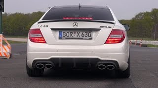 The Most EPIC C63 AMG Exhaust Notes In The World [upl. by Jacobsen354]