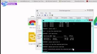 How to delete partition from command prompt [upl. by Eugenius635]