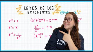 LEYES DE LOS EXPONENTES [upl. by Eclud720]