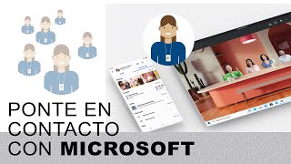 Cómo CONTACTAR Con Microsoft  Obtener soporte técnico  2021 [upl. by Rosemonde337]