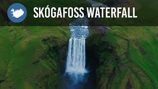 SKÓGAFOSS WATERFALL  Top Locations in Iceland [upl. by Anayhd]