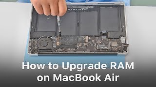 How To Upgrade RAM On MacBook Air [upl. by Aizirk]