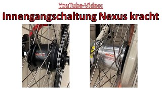 Innengangschaltung einstellen  Schaltung kracht  Nabenschaltung Nexus 578 Gang [upl. by Ettenor863]