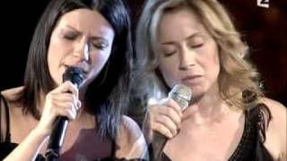 Laura Pausini amp Lara Fabian  La Solitudine Live [upl. by Iramo212]