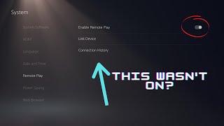 PS5 REMOTE PLAY  How To Enable Settings To Get This AWESOME PlayStation 5 Feature [upl. by Bowie]