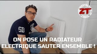 ZT  Pose dun radiateur électrique SAUTER [upl. by Thant]