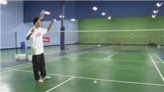 Badminton  How to Hit a High Deep Serve in Badminton [upl. by Alroi153]