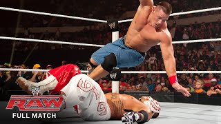 FULL MATCH  Rey Mysterio vs John Cena – WWE Title Match Raw July 25 2011 [upl. by Hunter]