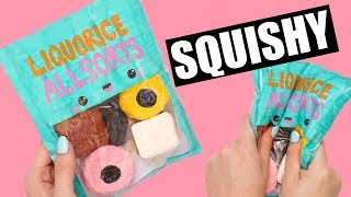 DIY LIQUORICE ALLSORTS SQUISHY [upl. by Frasquito]