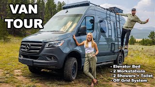 AWESOME VAN TOUR  Winnebago Revel 4x4 2021 Pros vs Cons Review [upl. by Flosi503]