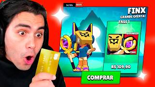 COMPREI E MAXIMIZEI O FINX O NOVO MITICO DO BRAWL STARS [upl. by Oinegue]