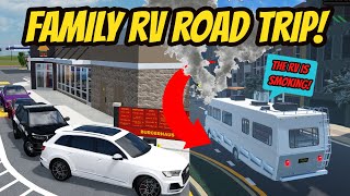 Greenville Wisc Roblox l Family Car Road Trip RV FIRE Roleplay [upl. by Doy]