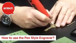 How to use the Pen Style Engraver [upl. by Anahsed]