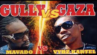 Mavado vs Vybz Kartel Gully Vs Gaza Throwback Mix By Djeasy [upl. by Htims131]