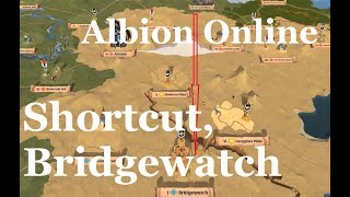 Albion Online  Caerleon to Bridgewatch fast almost safely [upl. by Dasi]