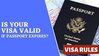 What happens to Visa when Passport expires Visa Validity [upl. by Lody14]