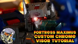 Titans Return Fortress Maximus Upgrade  CUSTOM CHROME VISOR [upl. by Asiral]