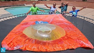 Giant 6 Foot Orbeez Water Balloon Blob Super Wubble Bubble vs My Backyard [upl. by Assiluj435]