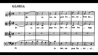 Monteverdi Messa a 4 SV 257  Gloria score [upl. by Anneuq]