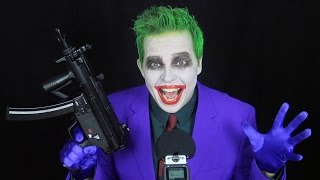 Relax with THE JOKER  ASMR whisper metal fabric soft voice parody  TheSeanWardShow [upl. by Leumek844]