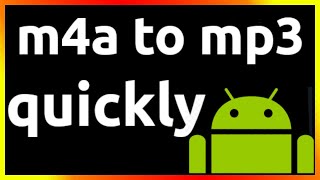 how to convert m4a to mp3 on android phone [upl. by Senoj]