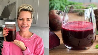 How to Make Beet Juice in a Juicer  DETOX RECIPE [upl. by Rainer557]