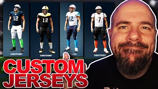 HOW TO GET CUSTOM JERSEYS IN MUT [upl. by Ecylahs]