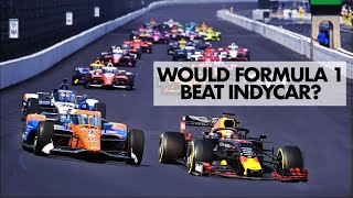 How Fast Would Formula 1 Go at the Indy 500 [upl. by Emmery521]