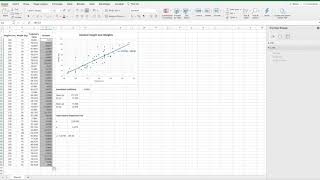 Using Excel  Creating a Residual Plot [upl. by Eeryt]