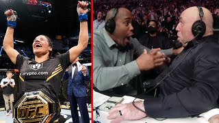 UFC 269 Commentator Booth Reactions [upl. by Nnaeinahpets187]