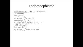 Espaces vectoriels partie 18  Endomorphisme [upl. by Sidell]