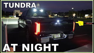 👉 AT NIGHT 2022 Toyota Tundra 1794  Interior amp Exterior Lighting Overview  Night Drive [upl. by Akinam]