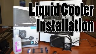 How To Install An AIO Liquid Cooler [upl. by Lemmueu]