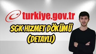 SGK 4A Hizmet Dökümü Prim Günü Sorgulama  EDevlet [upl. by Herman975]