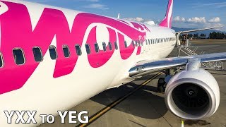 TRIP REPORT  Swoop Airlines Boeing 737800 Abbotsford to Edmonton [upl. by Ihsakat]