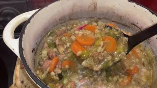 Soup from the Farmhouse  Scotch Broth Crockpot  Slow Cooker Recipe [upl. by Thibaut]