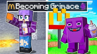 Becoming GRIMACE in Minecraft [upl. by Arihk154]