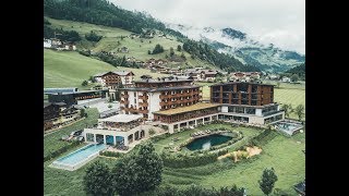 Der Nesslerhof von oben  Unser Hotel in Großarl aus der Vogelperspektive [upl. by Alekahs]