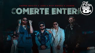 Casper Magico Juhn Miky Woodz Lyanno  Comerte Entera Video Oficial [upl. by Ahsitul]