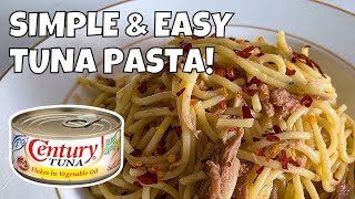 QUICK AND EASY TUNA PASTA RECIPE [upl. by Assirrac133]