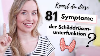 Schilddrüsenunterfunktion Symptome Welche Symptome sind typisch bei Frauen [upl. by Hnahym334]