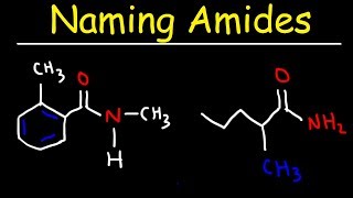 Naming Amides  IUPAC Nomenclature [upl. by Tymes661]