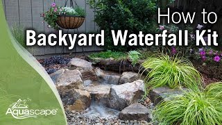 How To Build a Backyard Waterfall [upl. by Ahsinrev]