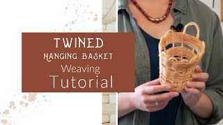 Beginner Basket Weaving Tutorial [upl. by Maxfield]