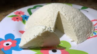 3 Ingredient Queso Fresco  Homemade Cheese [upl. by Ahsitam]