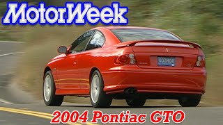 2004 Pontiac GTO  Retro Review [upl. by Anaic24]